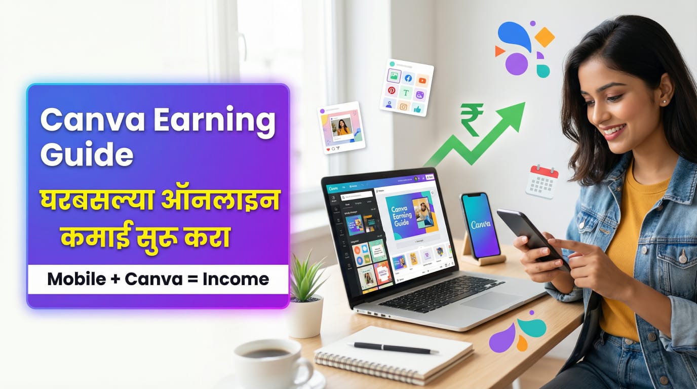 Canva Earning Guide Marathi